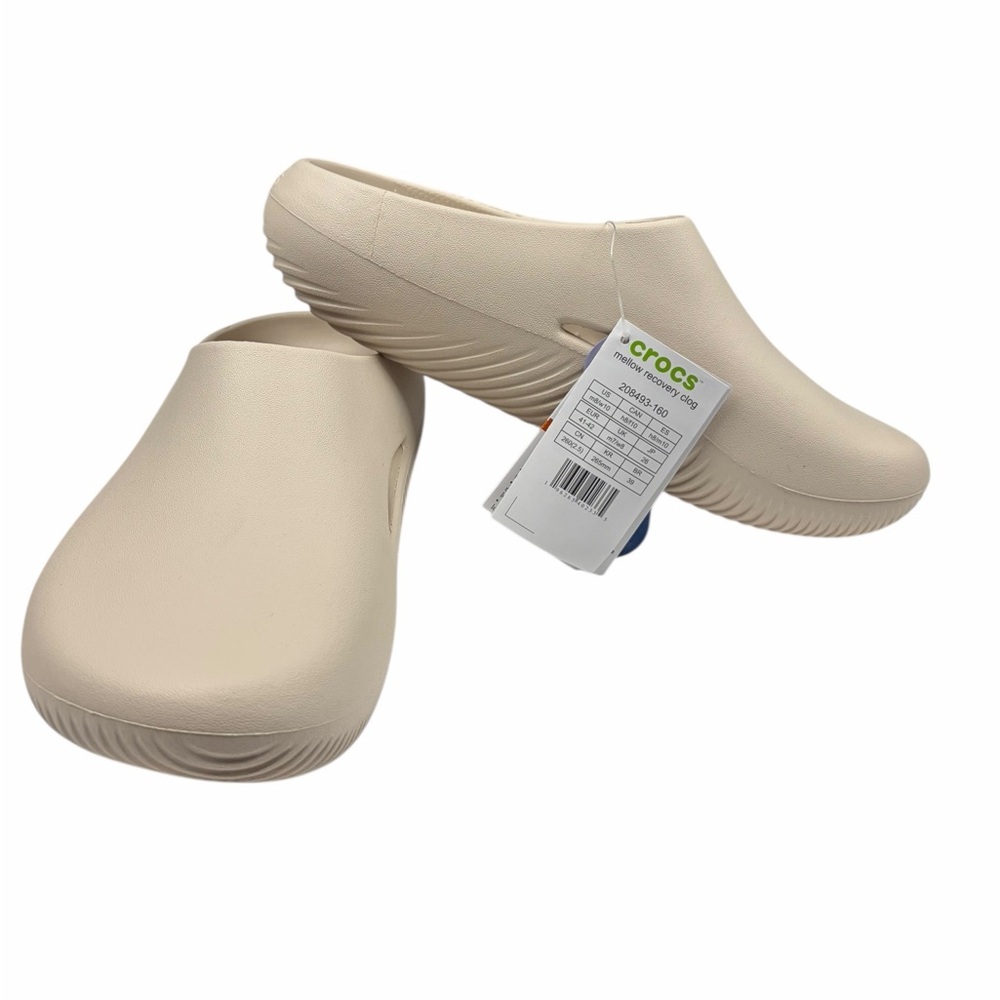Crocs Mellow Recovery Clog Bone Neutral Slip-On – M8 / W10 (NWT) - Picture 2 of 6